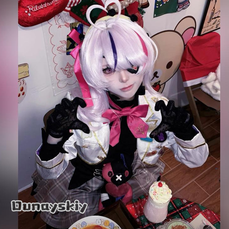 Japanese Fan - ชุดคอสเพลย์ไอดอลเสมือนจริง Maria Marionette แขนยาว สำหรับแฟนคลับ VTuber