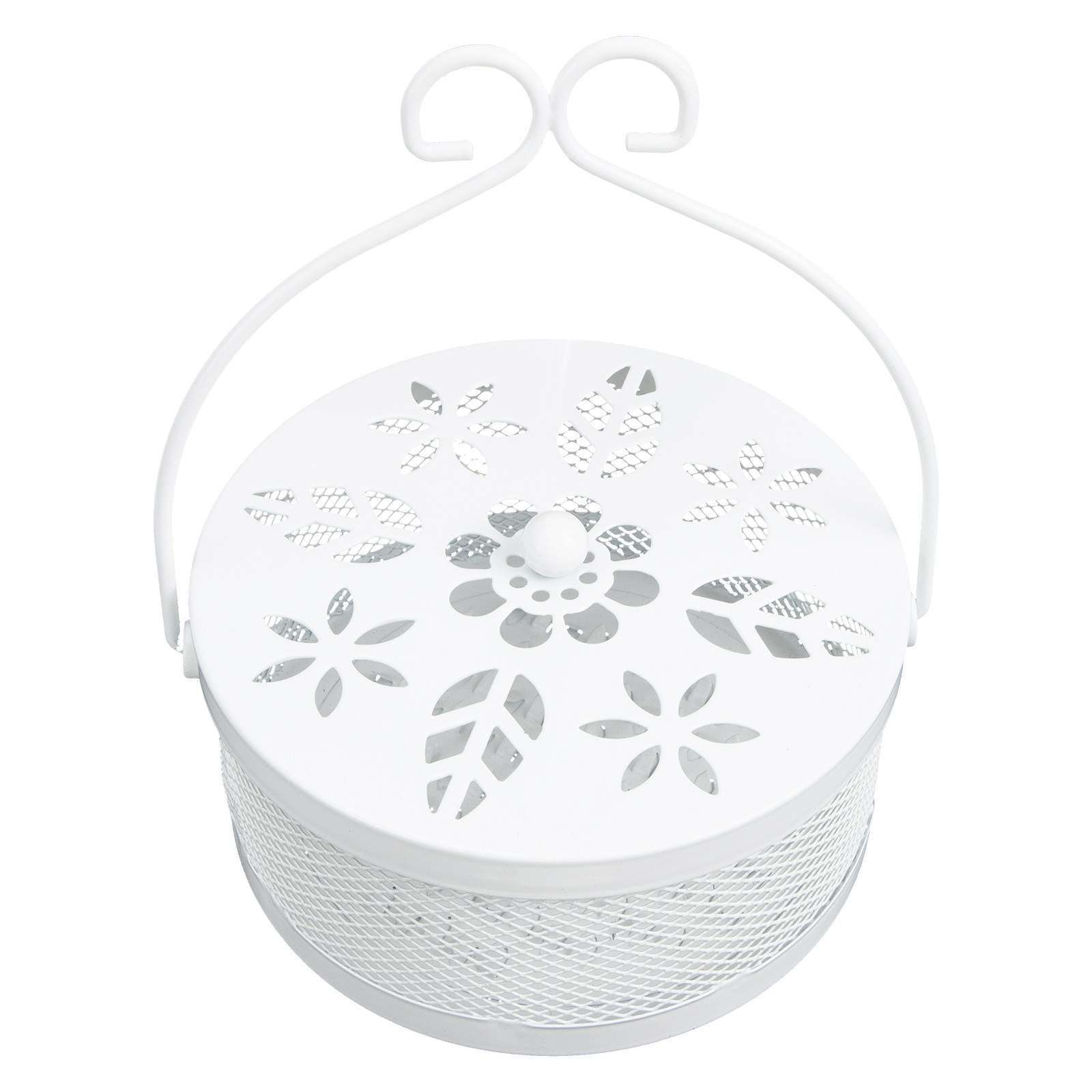Incense Holder - กล่องทรงกลมสีขาว ผิวเรียบ ทนไฟ สำหรับตกแต่งบ้าน ที่รองเถ้าถ่าน ที่วางธูป