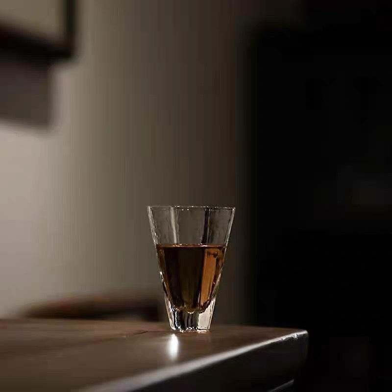 Japanese Tea - แก้วน้ำชาสไตล์ญี่ปุ่น 50 มล., แก้วสาเกทำมือ, แก้วสำหรับดื่มเหล้าในบาร์, แก้วใสสำหรับดื่มสุรา,
