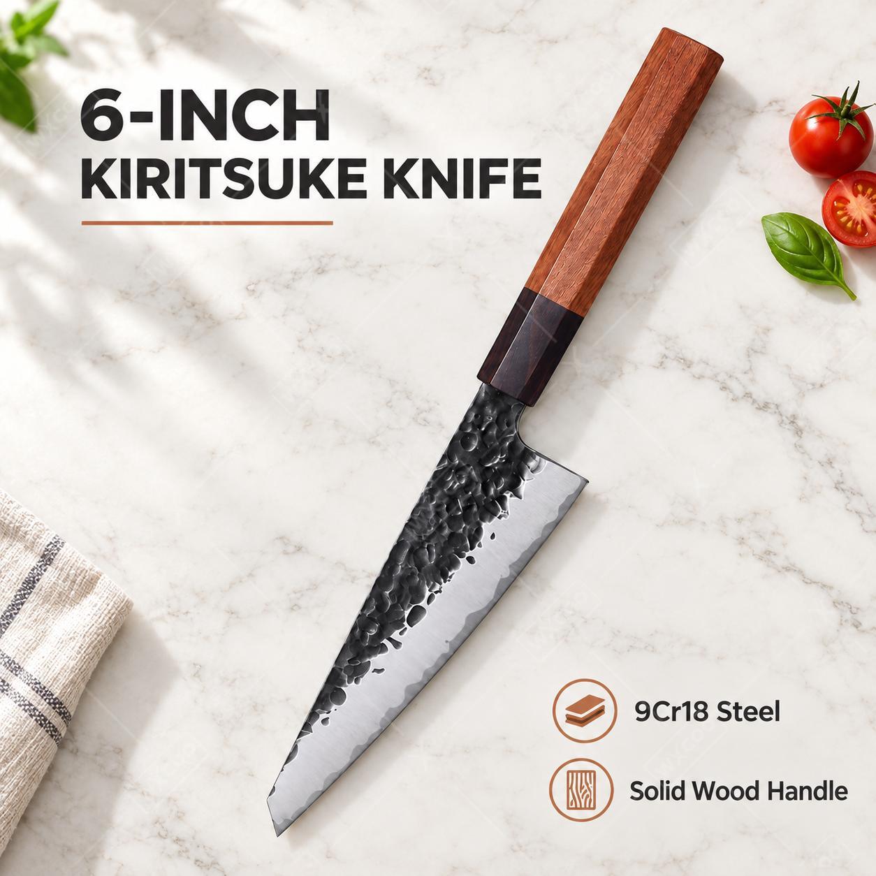 Japanese Knife - มีดเชฟญี่ปุ่น WXCOO รุ่น Bunka ตีขึ้นรูปด้วยมือ ขนาด