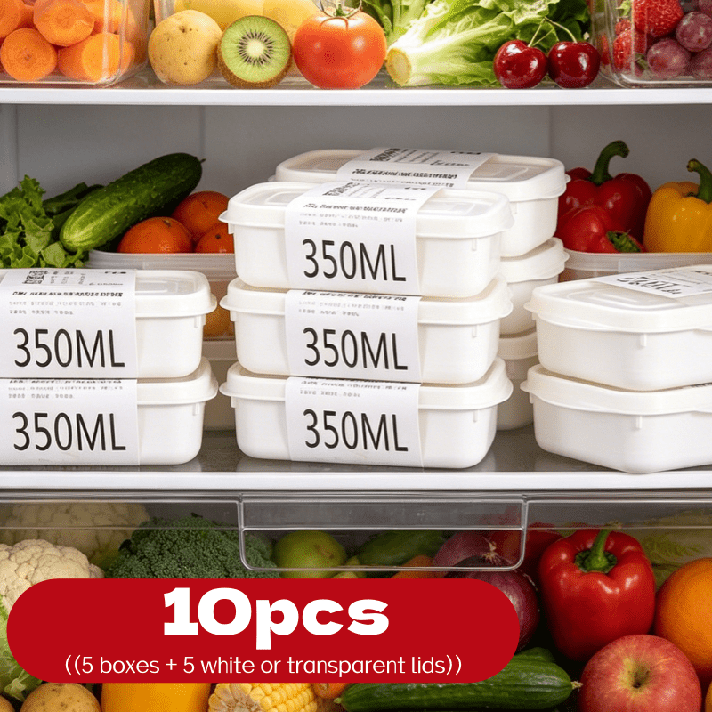Bento Box - ชุดกล่องเก็บอาหารแบบซ้อนได้ 10 ชิ้น 5 กล่อง +