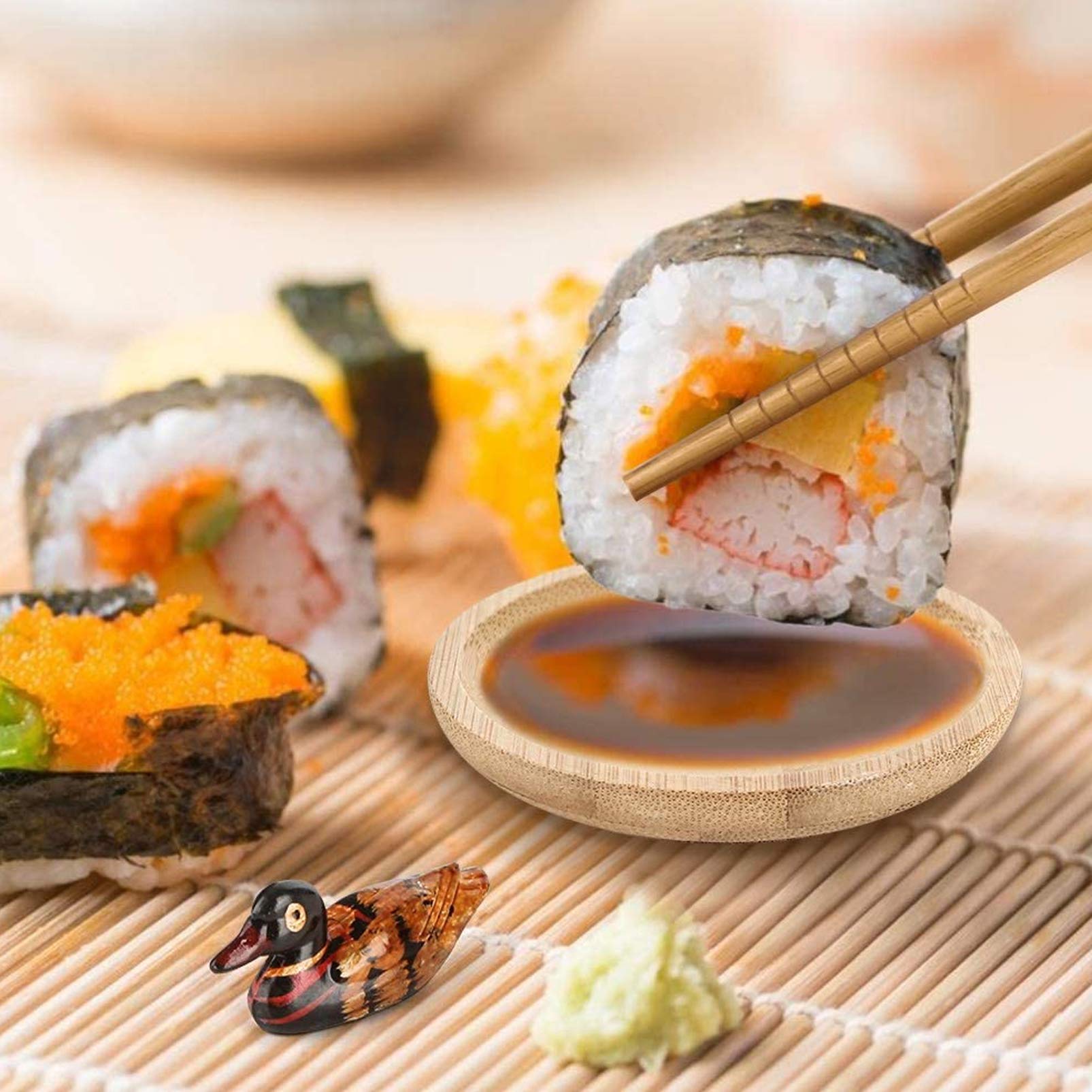 ชุดทําซูชิพร้อมเสื่อซูชิไม้ไผ่ - Sushi Making Kit บทวิจารณ์และราคา