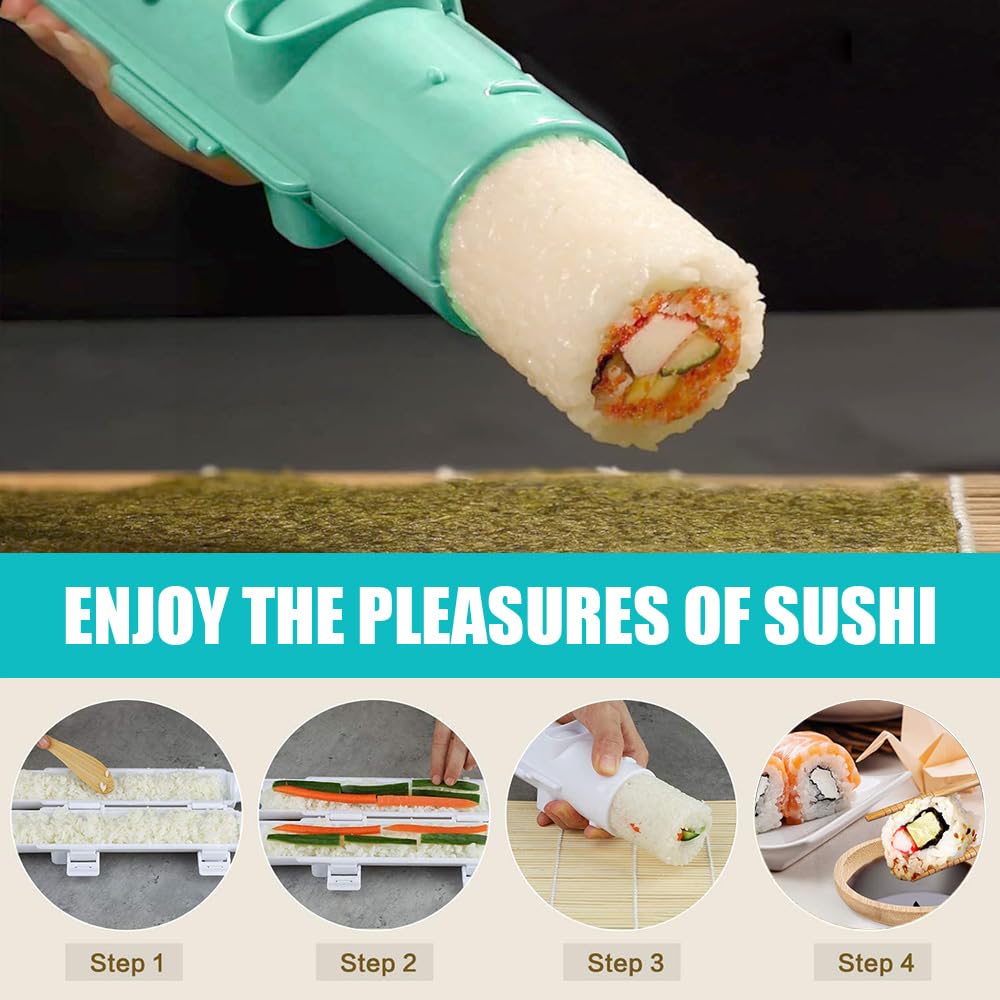 ชุดทําซูชิพร้อมเสื่อซูชิไม้ไผ่ - Sushi Making Kit บทวิจารณ์และราคา