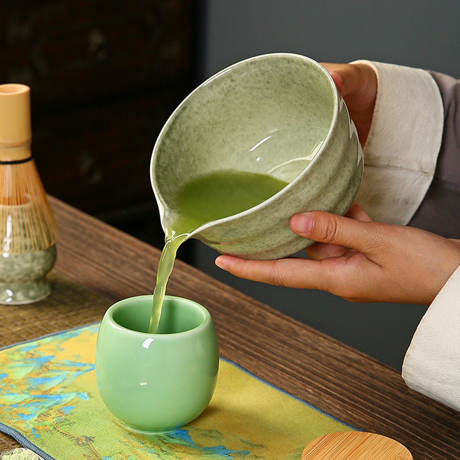 ชามมัทฉะเซรามิกพร้อมพวยถ้วยชาญ - Japanese Tea บทวิจารณ์และราคา