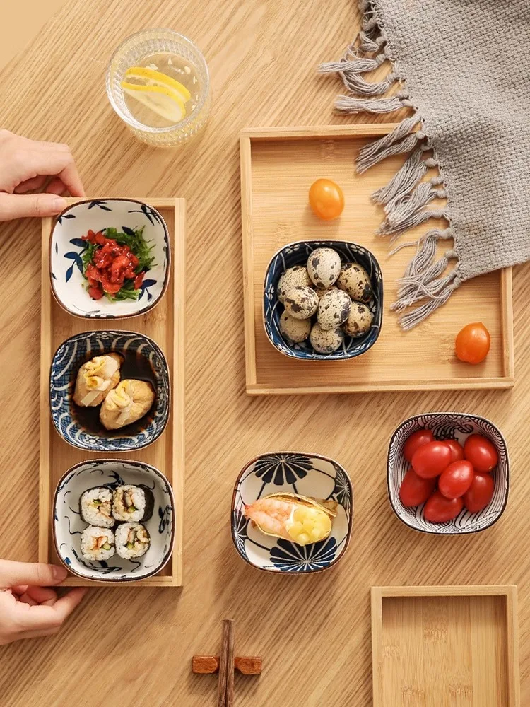 จานเซรามิกสไตล์ญี่ปุ่นทรงสี่เห - Japanese Snacks บทวิจารณ์และราคา