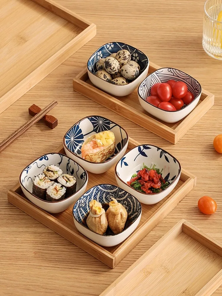 จานเซรามิกสไตล์ญี่ปุ่นทรงสี่เห - Japanese Snacks บทวิจารณ์และราคา