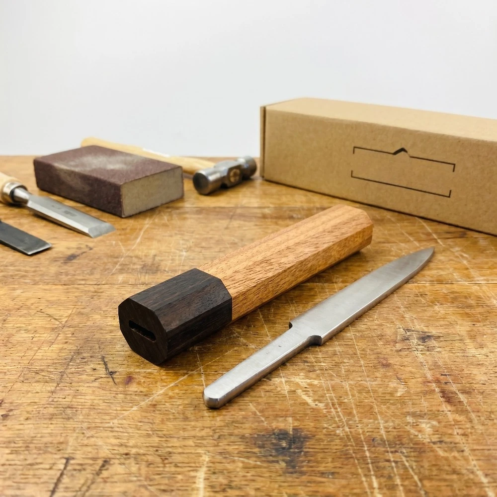 ด้ามจับไม้เนื้อแข็งรูปทรงแปดเห - Japanese Knife บทวิจารณ์และราคา