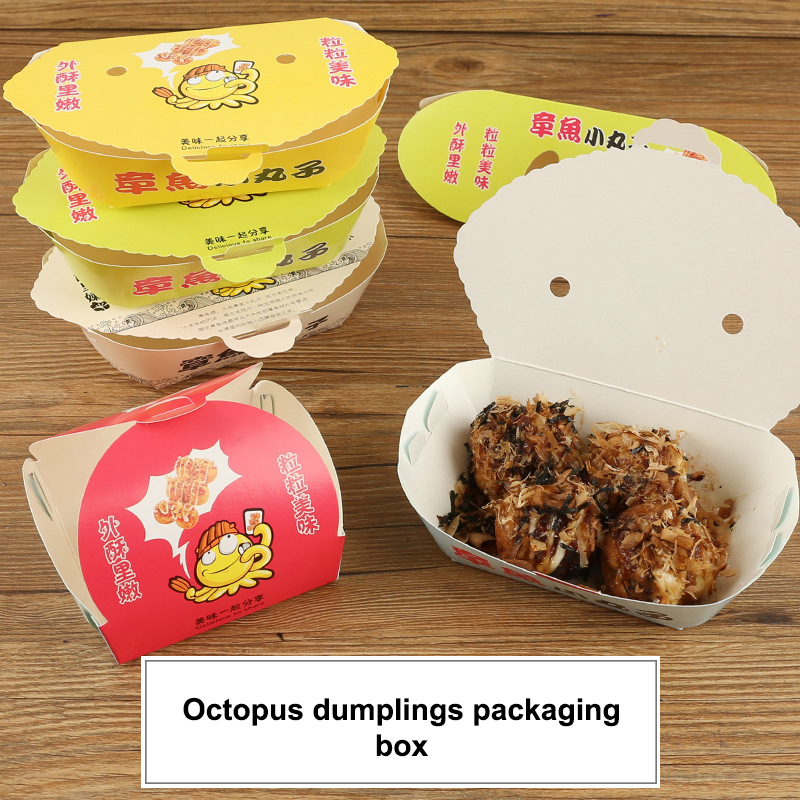 กล่องบรรจุภัณฑ์ทาโกะยากิแบบใช้ - Japanese Snacks บทวิจารณ์และราคา