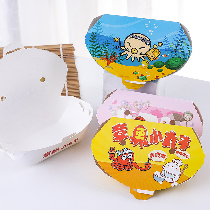 กล่องบรรจุภัณฑ์ทาโกะยากิแบบใช้ - Japanese Snacks บทวิจารณ์และราคา