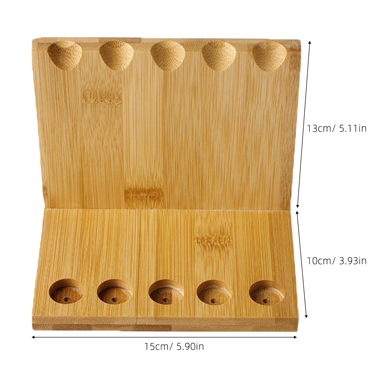 ที่วางหลอดธูปไม้ไผ่ 5 ช่อง ชั้ - Incense Holder บทวิจารณ์และราคา