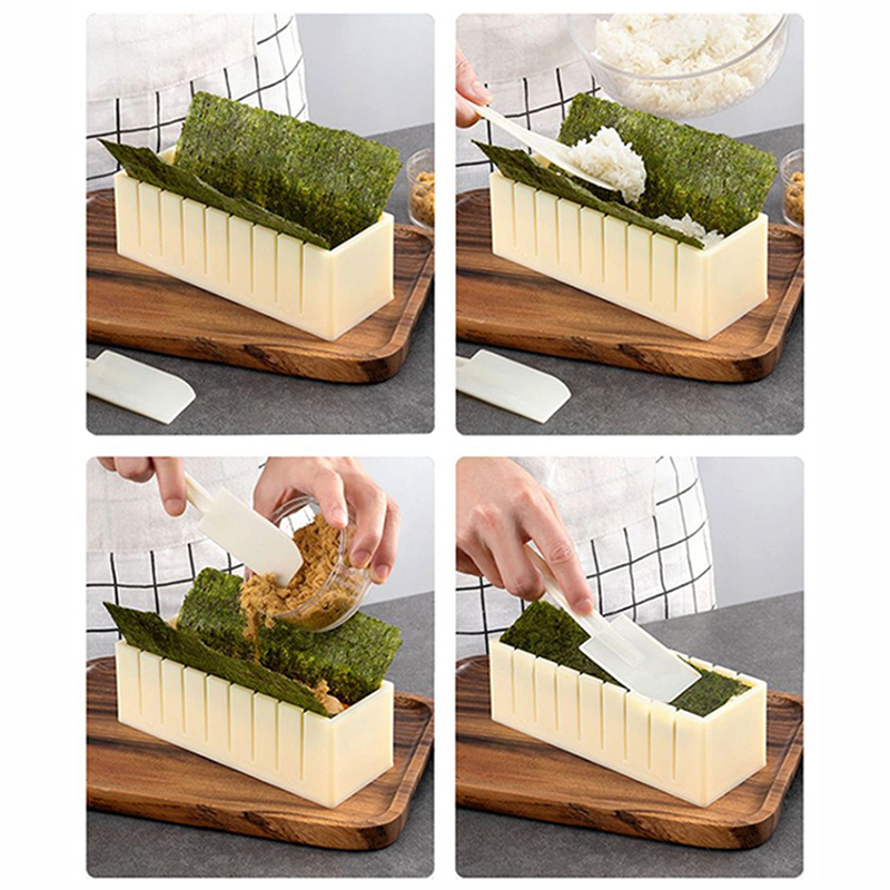 Make เครื่องตัดซูชิเครื่องทําซ - Sushi Making Kit บทวิจารณ์และราคา