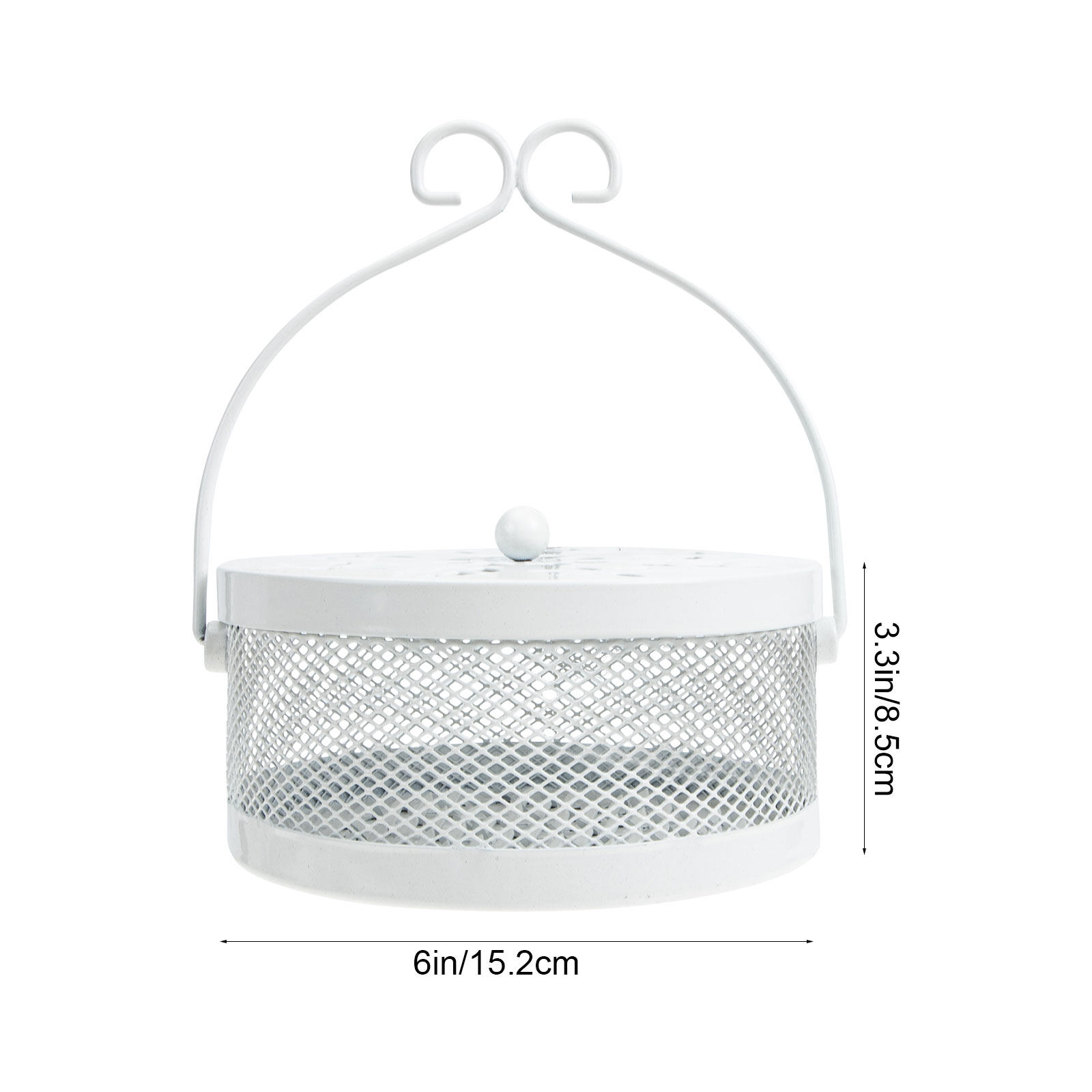 กล่องทรงกลมสีขาว ผิวเรียบ ทนไฟ - Incense Holder บทวิจารณ์และราคา
