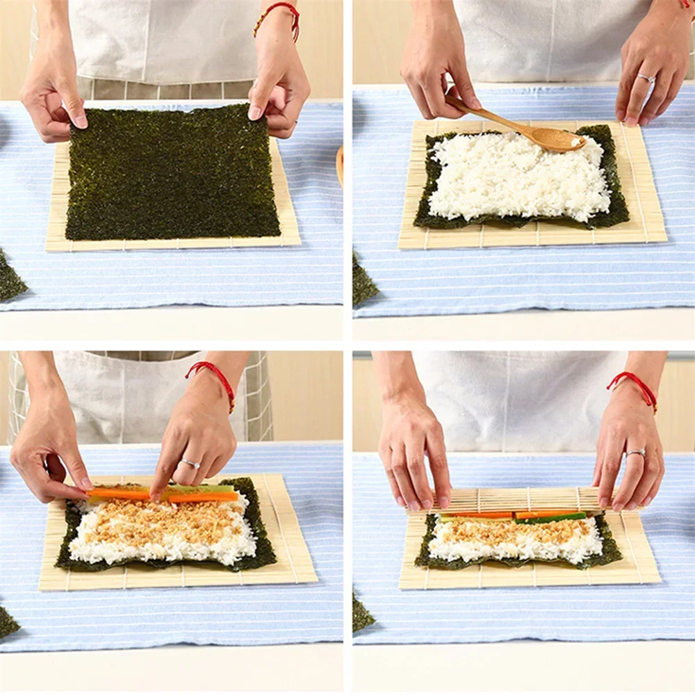 เสื่อซูชิไม้ไผ่ที่สวยงามพร้อมข - Sushi Making Kit บทวิจารณ์และราคา