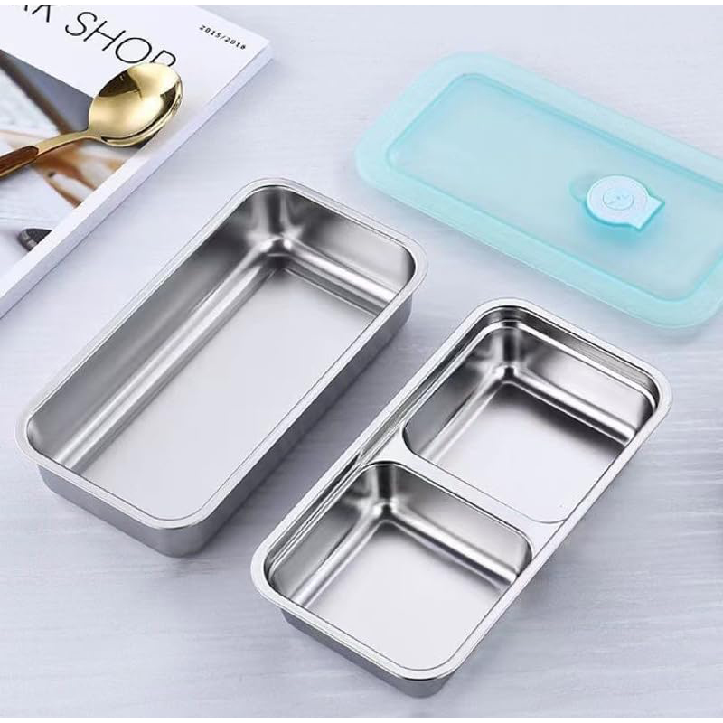 สแตนเลสแบบพกพาสดกล่องอาหารคอนเ - Bento Box บทวิจารณ์และราคา