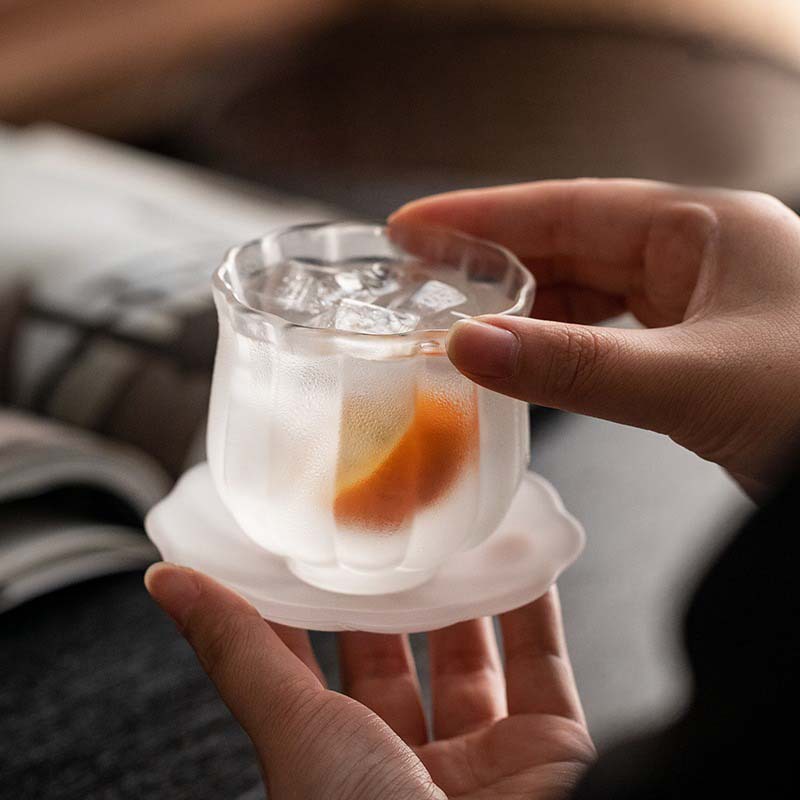 แก้วชาทรงดอกบัวทำมือจากแก้วโบโ - Japanese Pottery บทวิจารณ์และราคา