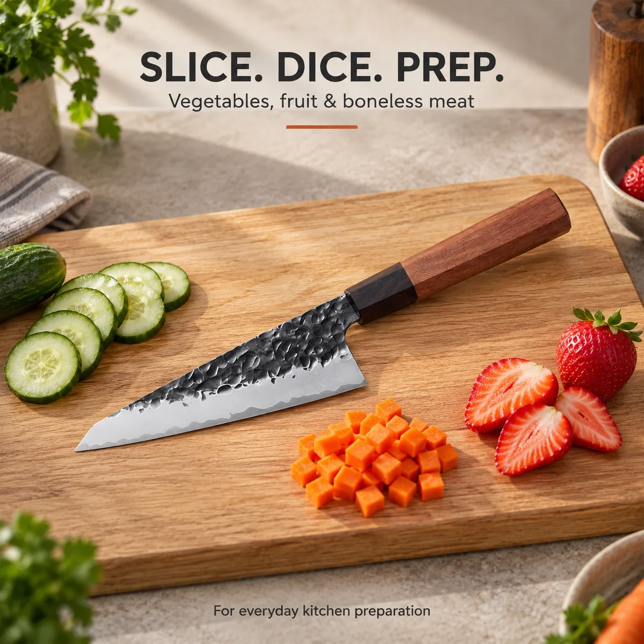 มีดเชฟญี่ปุ่น WXCOO รุ่น Bunka - Japanese Knife บทวิจารณ์และราคา