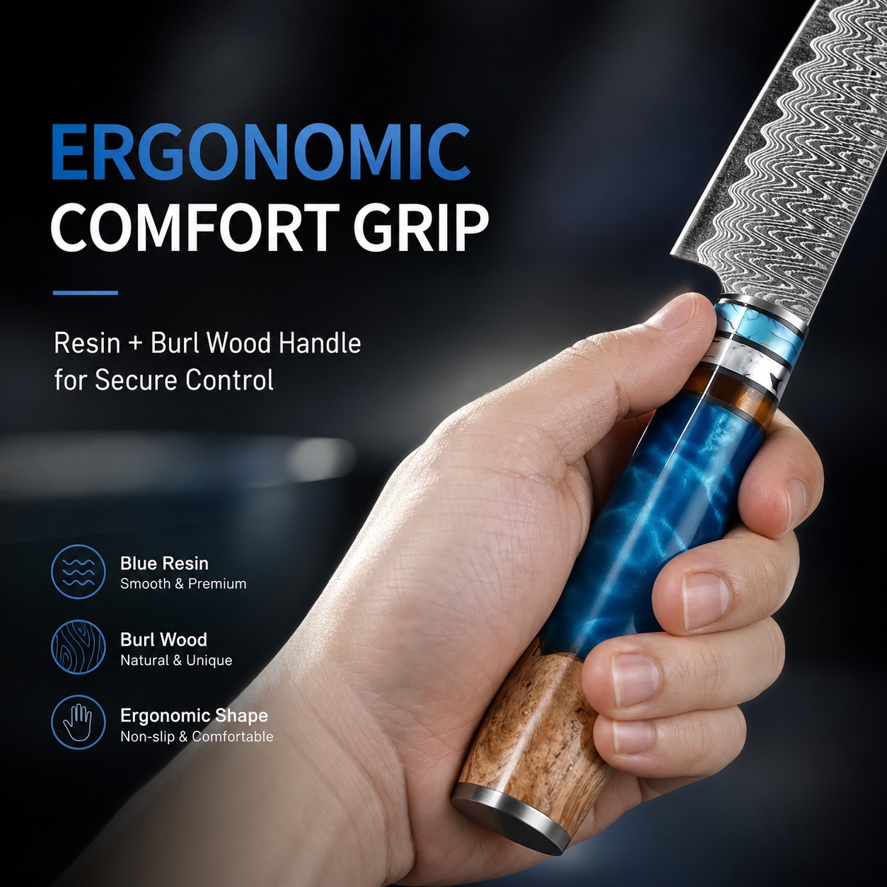 มีดเชฟญี่ปุ่นขนาด 8 นิ้ว เหล็ก - Japanese Knife บทวิจารณ์และราคา