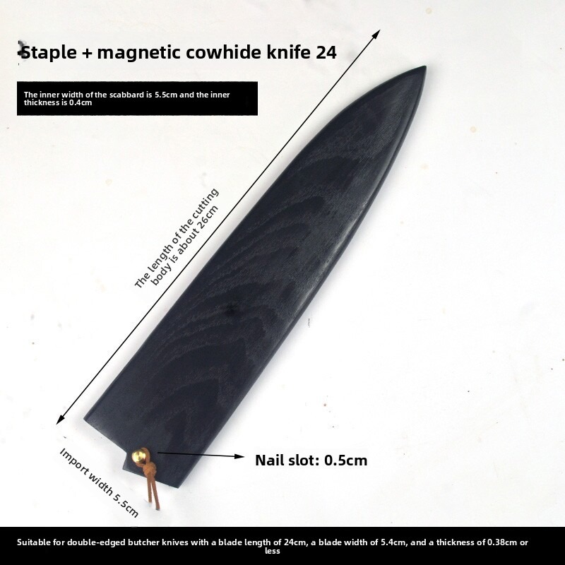 ปลอกมีดไม้แอชเคลือบเงาสีดำสำหร - Japanese Knife บทวิจารณ์และราคา