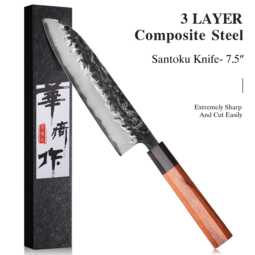 มีดเชฟญี่ปุ่น 7.5 นิ้ว 3 ชั้น  - Japanese Knife บทวิจารณ์และราคา