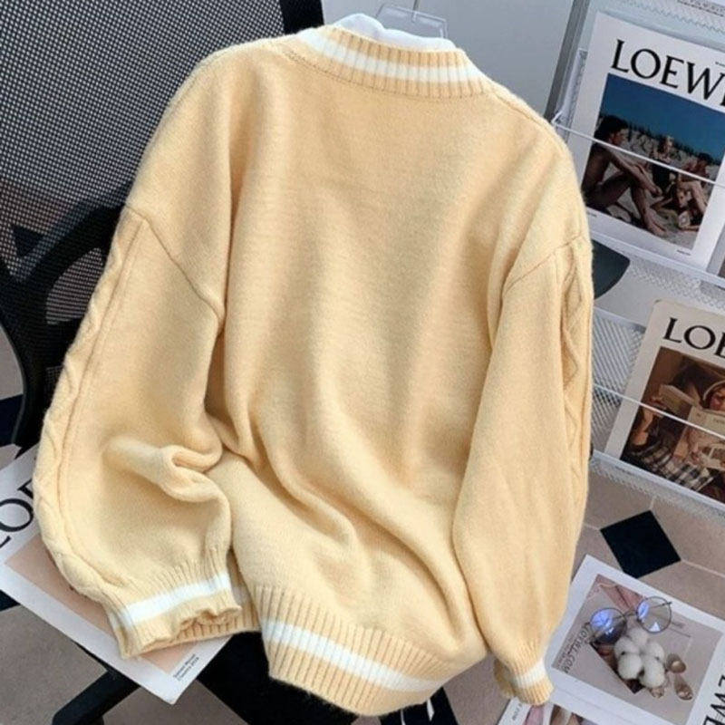เสื้อคาร์ดิแกนถักลายดอกไม้สไตล - Japanese Snacks บทวิจารณ์และราคา