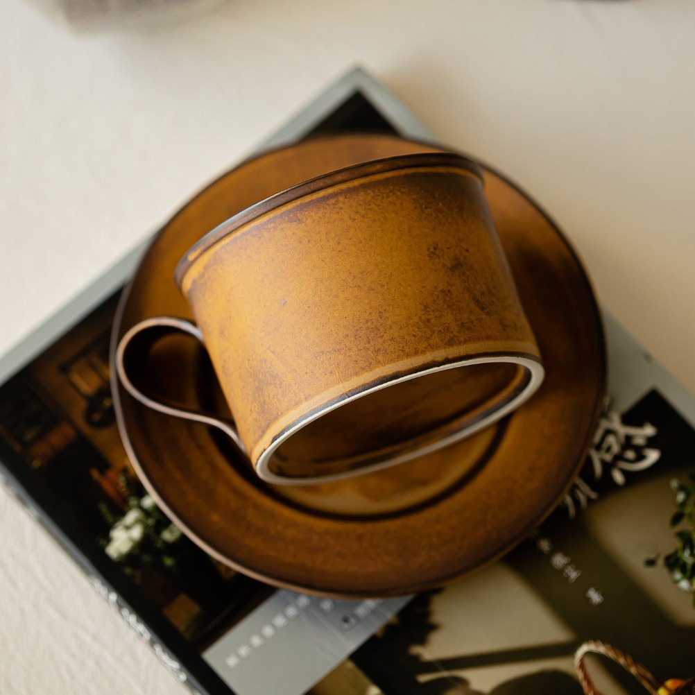 ชุดแก้วกาแฟและจานรองสไตล์ญี่ปุ - Japanese Pottery บทวิจารณ์และราคา