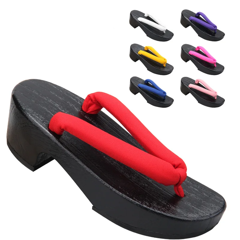 รองเท้าแตะไม้ทรงพระจันทร์เสี้ย - Geta Wooden Sandal บทวิจารณ์และราคา