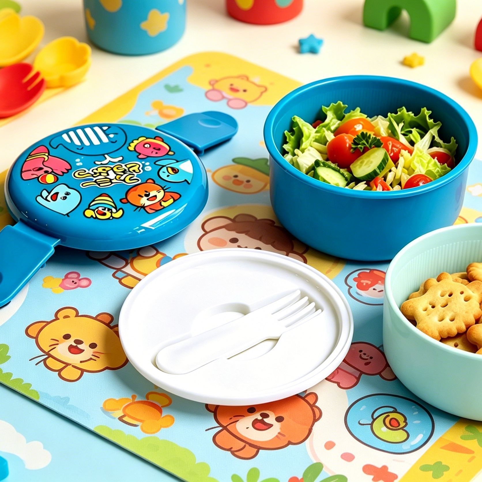 กล่องอาหารกลางวันรูปสัตว์ขนาดเ - Japanese Snacks บทวิจารณ์และราคา