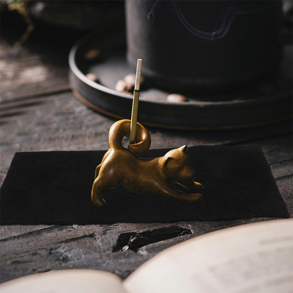 แผ่นรองเตาเผาธูปกันไฟสีดำ ทนคว - Incense Holder บทวิจารณ์และราคา