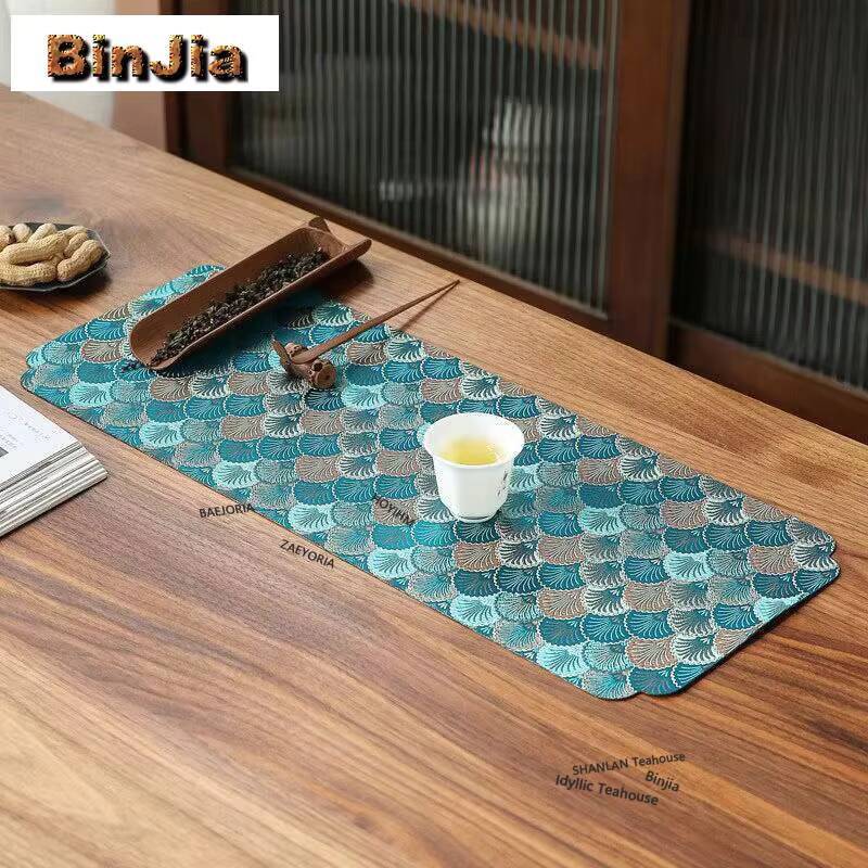 แผ่นรองโต๊ะน้ำชาทำจากผ้าโฟมแห้ - Japanese Tea บทวิจารณ์และราคา