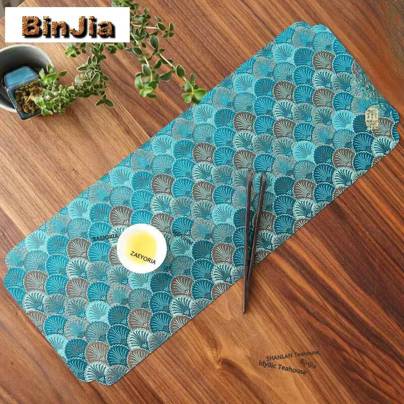 แผ่นรองโต๊ะน้ำชาทำจากผ้าโฟมแห้ - Japanese Tea บทวิจารณ์และราคา