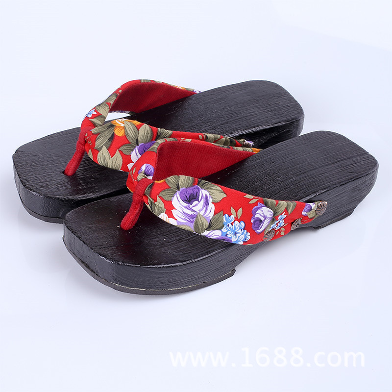 รองเท้าแตะเกต้าส้นสูง 4 ซม. รุ - Geta Wooden Sandal บทวิจารณ์และราคา