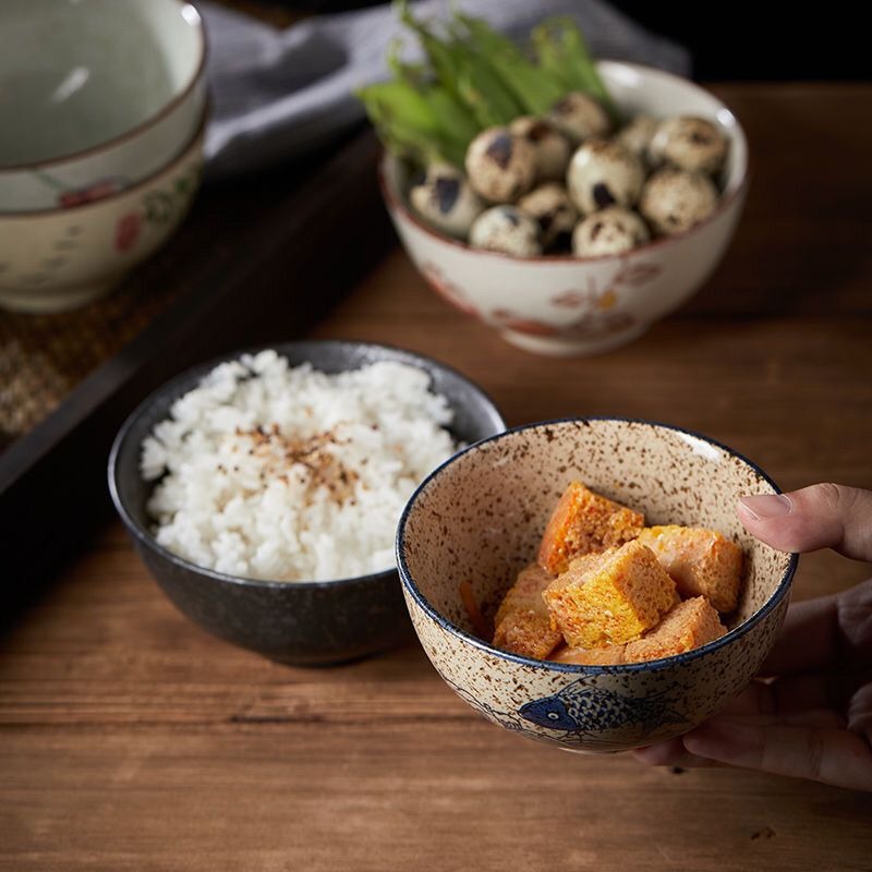 ชามข้าวเซรามิกสไตล์ญี่ปุ่นขนาด - Japanese Pottery บทวิจารณ์และราคา