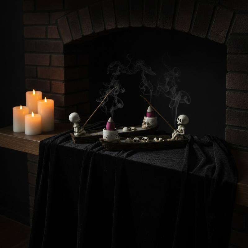 ที่วางธูปเรือรูปหัวกะโหลก ที่ว - Incense Holder บทวิจารณ์และราคา